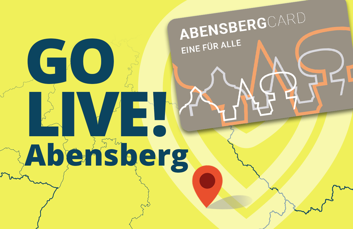 Go-Live Grafik für die Einführung der AbensbergCard