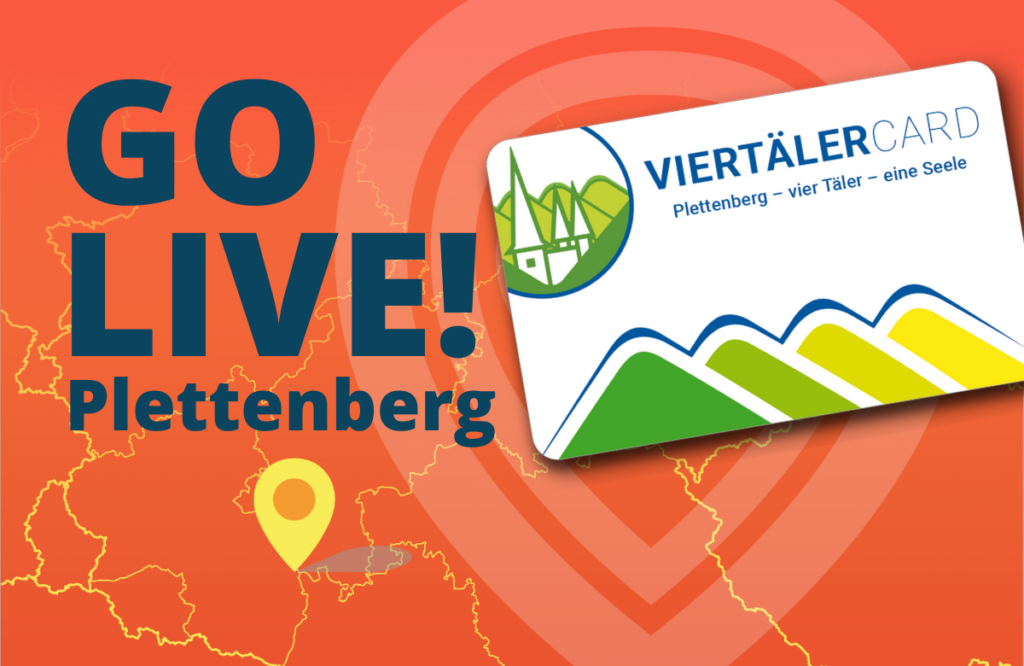 Go-Live Grafik für die Einführung der VieltälerCard