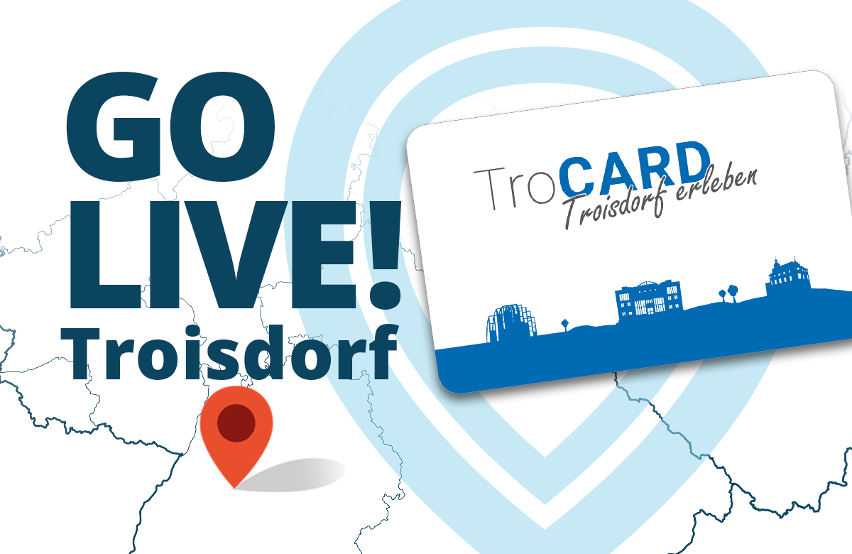 Go-Live Grafik für die Einführung der TroCard