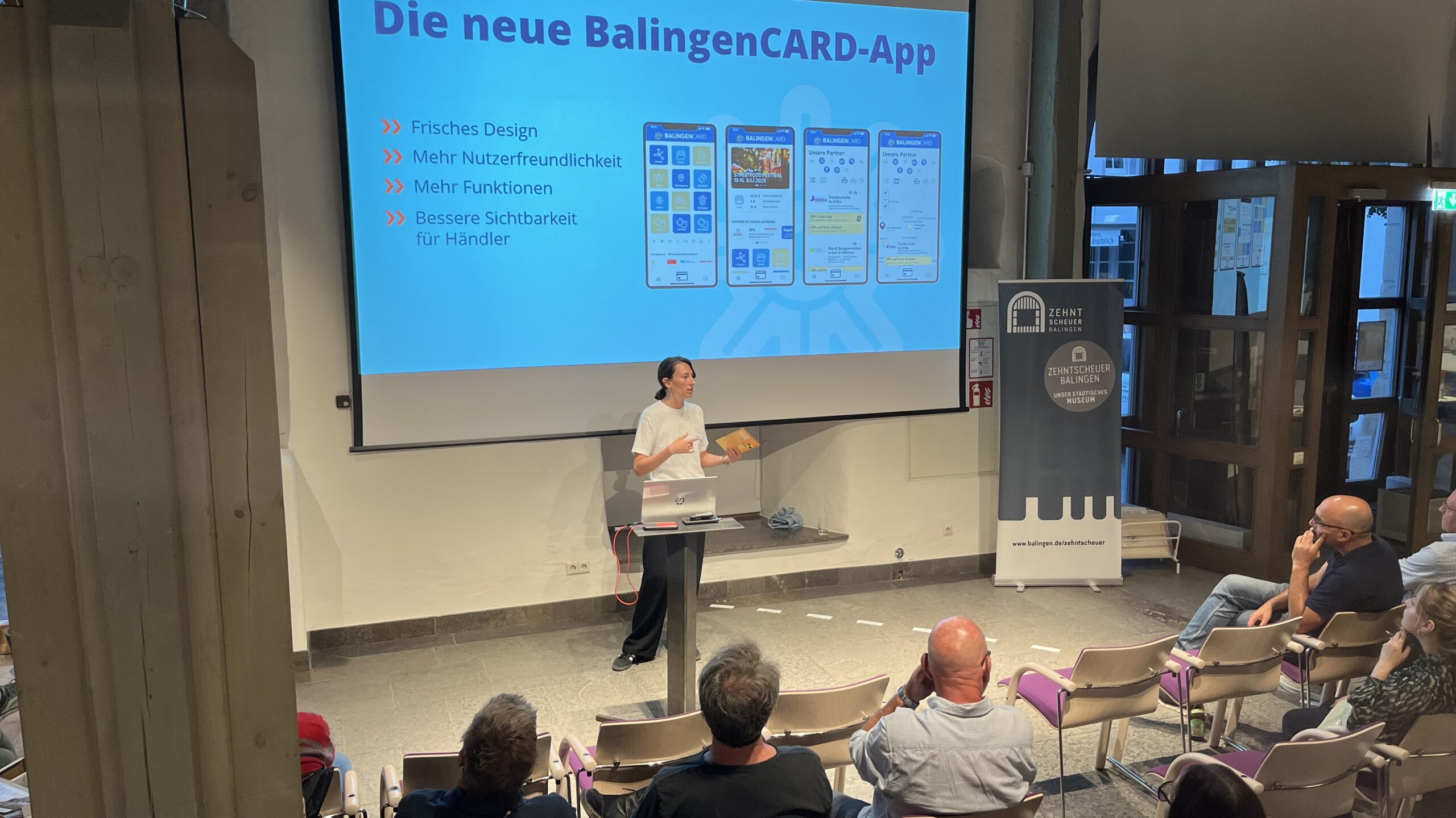 Johanna Weirauch beim Händler-Workshop in Balingen